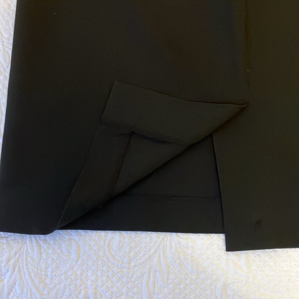 Adrienne Vittadini Black Career Skirt Sz 8P - Picture 4 of 10